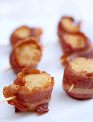 Bacon Wrapped Scallop Platter sold by Euclid Fish Company